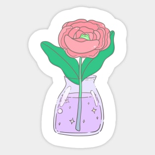 Rose with a surprise Sticker